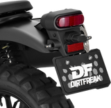 701 LED TURN SIGNALS W/TAILLIGHT BLK W/CLR LENS PR