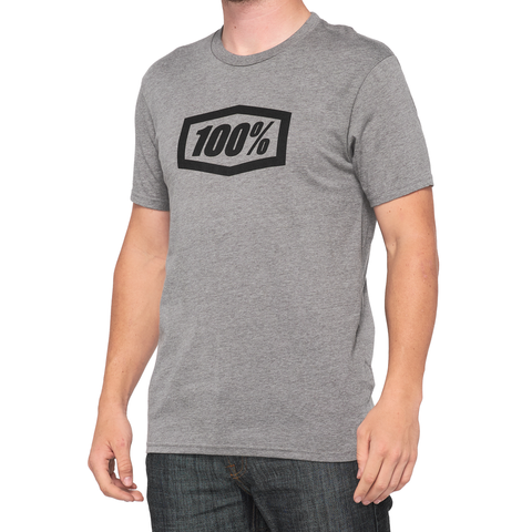 ICON SS TEE HEATHER GREY 2X