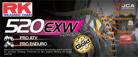 GB520EXW DRIVE CHAIN GOLD 520 X 120