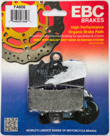 BRAKE PADS FA606 ORGANIC