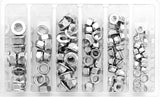 HEX FUJI-LOCK NUT ASSORTMENT 100 PIECE KIT