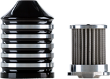 BILLET REUSABLE OIL FILTER BLACK