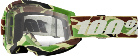 STRATA 2 GOGGLE WAR CAMO CLEAR LENS