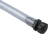 FILLER HOSE W/SCREW CAP REINFORCED 12"