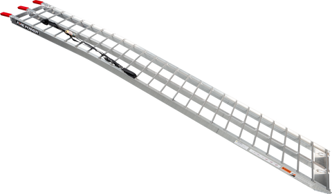 CURVED ALUMINUM RAMP 88" X 12" ONE PIECE