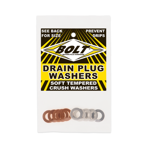 CRUSH WASHERS 10X18MM 10/PK 5 ALUMINUM & 5 COPPER