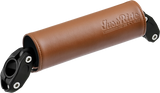 HANDLEBAR BAR PAD SET 165MM BROWN PAD W/185MM BRACE