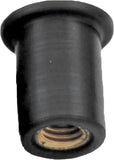 WINDSCREEN FASTENERS M5 RUBBER WELL NUT 50/PK