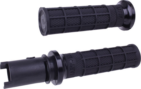 LOCK-ON HART-LUCK FULL-WAFFLE BLACK/BLACK CVO `23-24