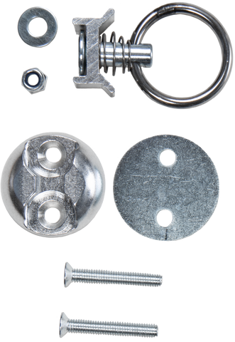 L-TRACK ANCHOR MOUNT REMOVABLE 1.25" EYELET 1/PK