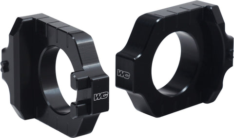 AXLE BLOCKS ELITE KAW/SUZ BLACK