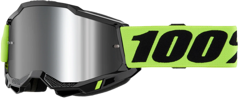 ACCURI 2 JUNIOR GOGGLE N. YLLW MIRROR SILVER LENS