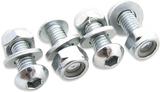 LICENSE PLATE BOLTS/NUTS ZINC PLATED STEEL 4/PK