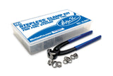 Motion Pro Stepless® Clamp Fuel Line Fittings Kit, 80 pcs, w/Pincer Tool 12-0083 manufacturer photo 1