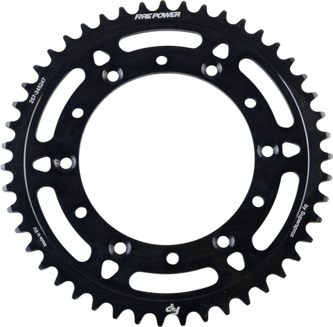 REAR SPROCKET STEEL 47T BLK