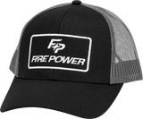 CURVED BILL HAT BLACK/GREY