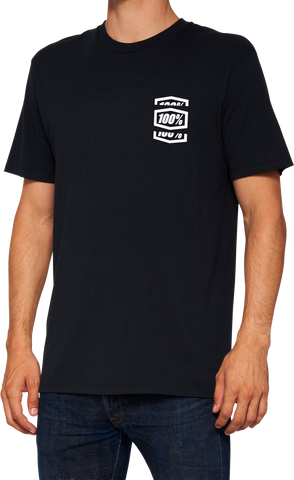 CROP SS TEE BLACK XL