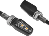701 LED TURN SIGNALS BLACK W/CLEAR LENS PR
