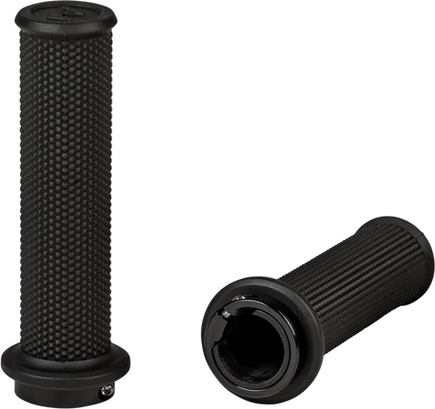 CONTROL ATV LOCK-ON GRIPS BLACK NO WAFFLE