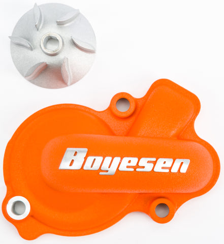 WATERPUMP COVER & IMPELLER KIT ORANGE