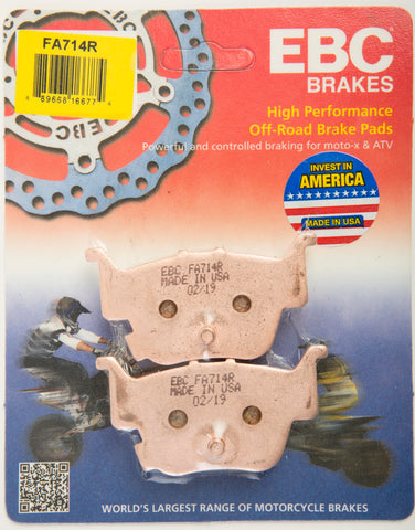 BRAKE PADS FA714R SINTERED R SERIES