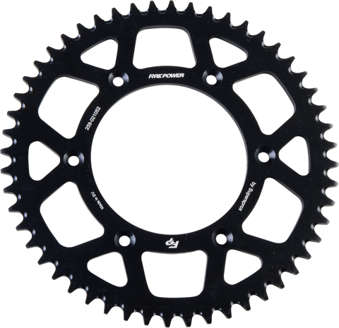 REAR SPROCKET ALUMINUM 52T BLK