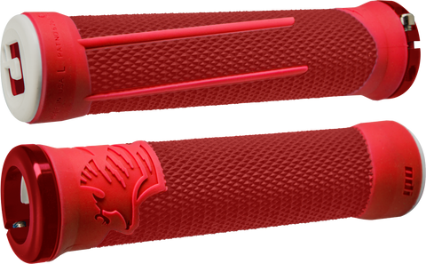 AG-2 MTB/BMX GRIPS RED/FIRE RED W/RED