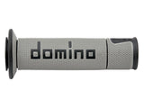 A450 ROAD RACING GRIPS GREY/BLACK PAIR