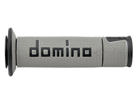 A450 ROAD RACING GRIPS GREY/BLACK PAIR