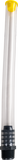 FILLER HOSE PUSH-IN PLUG CLEAR 12"