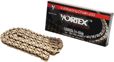 CHAIN RX4 X-RING 520-120L GOLD