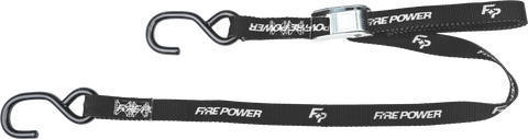 1" TIE-DOWN BLACK 2/PK