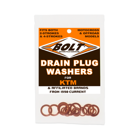 DRAIN PLUG WASHERS 2/4 STROKE MODELS KTM