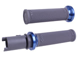 LOCK-ON RUFFIAN GRIPS GRAPHITE/BLUE CVO `23-24