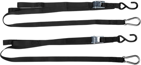 1" X 6' TIE-DOWN SOFT-TIE BLACK 2/PK