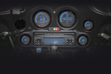 HD-02 SERIES GAUGE KIT BLACK BEZEL OIL TEMP