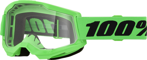 STRATA 2 GOGGLE NEON GREEN CLEAR LENS
