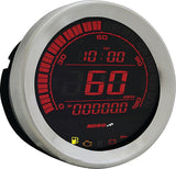DIGITAL GAUGE CLUSTER SILVER BEZEL 04-13 FLHT AND FLTR