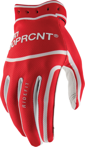 RIDEFIT GLOVES RED SM