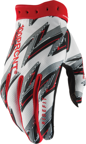 RIDEFIT GLOVES WHITE/RED XL