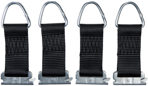 E-TRACK STRAP W/ D-RING SET