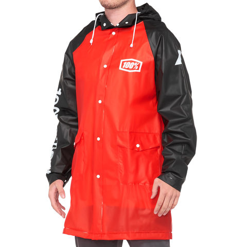 TORRENT RAIN JACKET BLACK/RED 2X