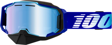ARMEGA SNOWMOBILE GOGGLE BLUE W/ YELLOW LENS