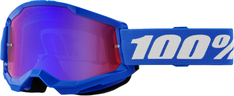STRATA 2 JUNIOR GOGGLE BLUE MIRROR RED/BLUE LENS
