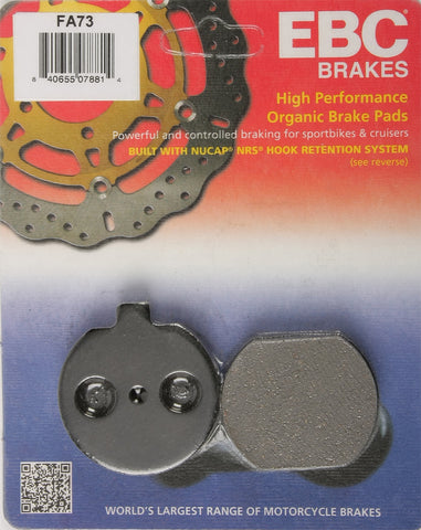 BRAKE PADS FA73 ORGANIC