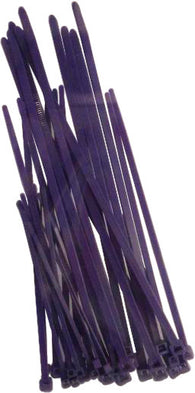 Helix Racing ASSORTED CABLE TIES PURPLE, 30 PK | 303-4686