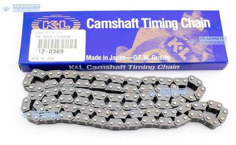 K&L 12-0369 Timing Camshaft Cam Chain YAMAHA TT350 1986-1987 - Made in Japan