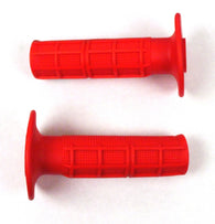 EMGO RED MX Off-Road Motorcycle Grips Half 1/2 Waffle 42-24634