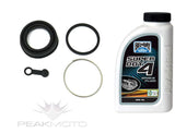 K&L Brake Caliper Seal Rebuild Kit Yamaha XS650 Bel Ray DOT 4 Brake Fluid BUNDLE