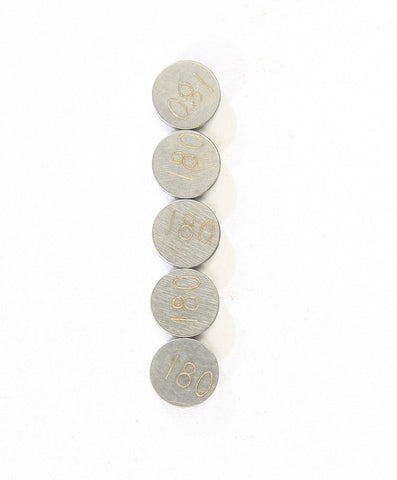 K&L Supply - 13-6735 - 7.50mm Valve Shim Refill, 1.80mm (5 Pack)